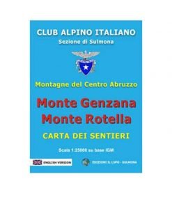 Edizioni Il Lupo Monte Genzana - Monte Rotella CAI carta 1:25.000