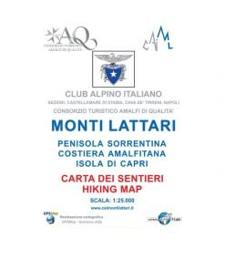 Edizioni il Lupo Monti Lattari Carta 1:25.000