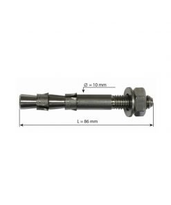 Raumer Art. 157 Hang Fix Inox M10L (2 esp. Ø 10x86mm)