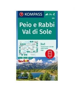 Kompass 095 Peio e Rabbi, Val di Sole carta 1:25.000