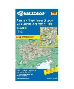 Tabacco 035 Valle Aurina, Vedrette di Ries carta 1:25.000