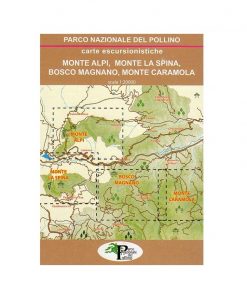 Parco Nazionale Del Pollino - Monte Alpi, La Spina, Bosco Magnano, Caramola carta 1:20.000