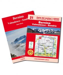 L'escursionista Ed. - n.50 Bernina, Valmalenco - carta 1:25.000
