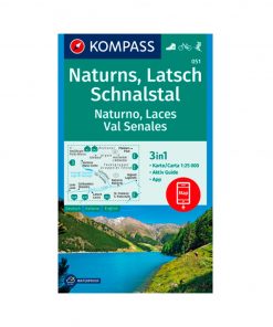 Kompass 051 Naturno, Laces, Val Senales carta 1:25.000