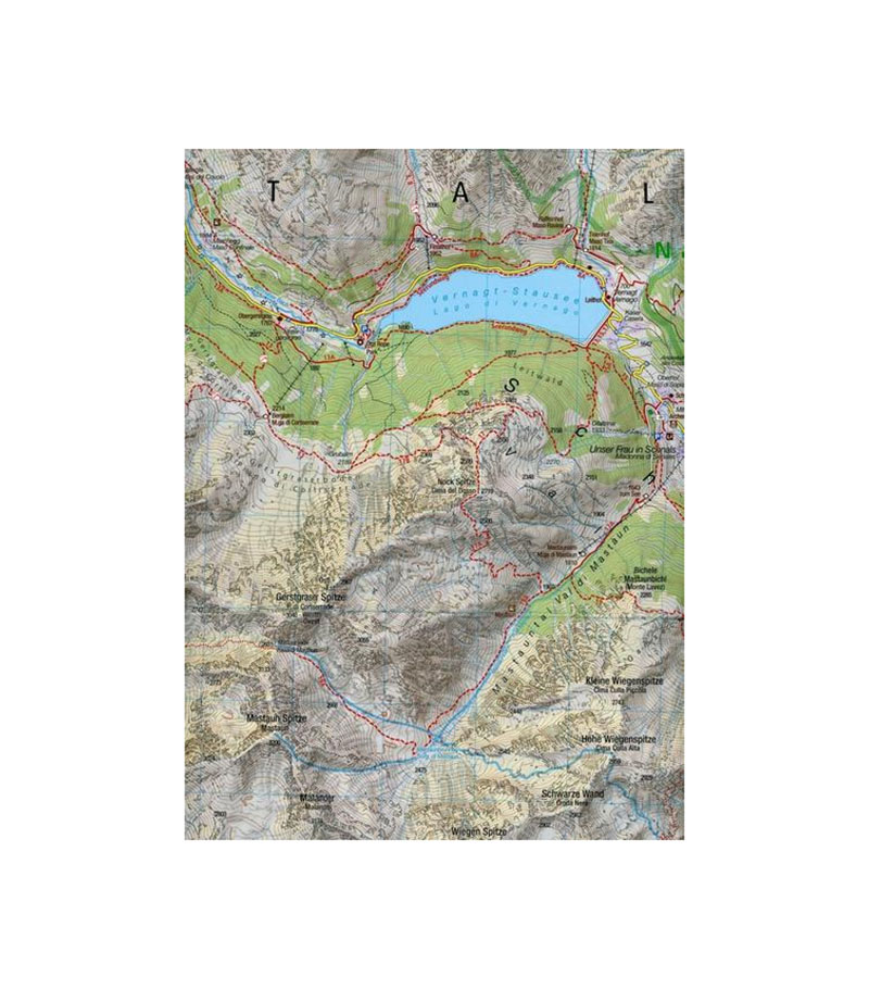 Kompass 051 Naturno, Laces, Val Senales carta 1:25.000 - immagine 2