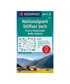 Kompass 072 Parco Nazionale dello Stelvio carta 1:50.000