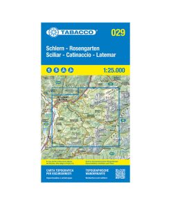 Tabacco 029 Sciliar Catinaccio Latemar carta 1:25.000